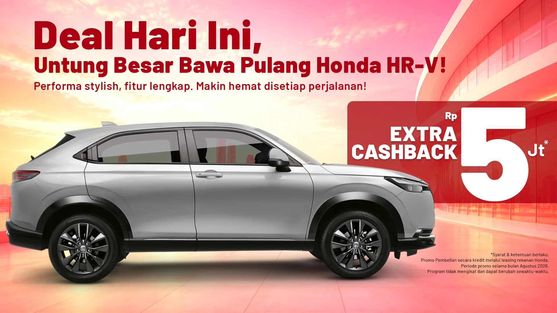 Deal Hari Ini, Bawa Pulang HR-V AGS26 - HBanner